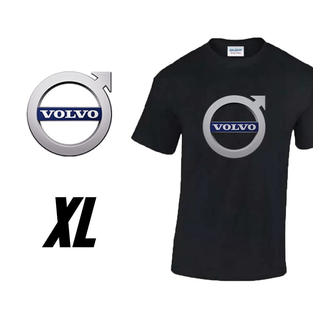 T-shirt Volvo 100% Algodão – Preto