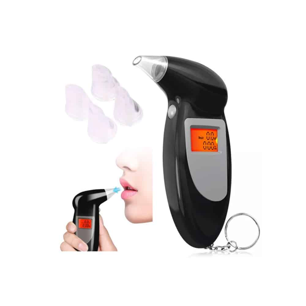 Digitalni alkotester s LCD zaslonom i privjeskom za ključeve