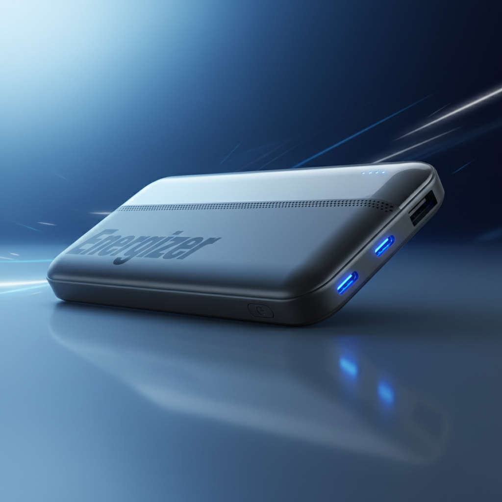 Power bank Energizer pentru vestă încălzită, cu încărcare rapidă USB-C și 3 ieșiri