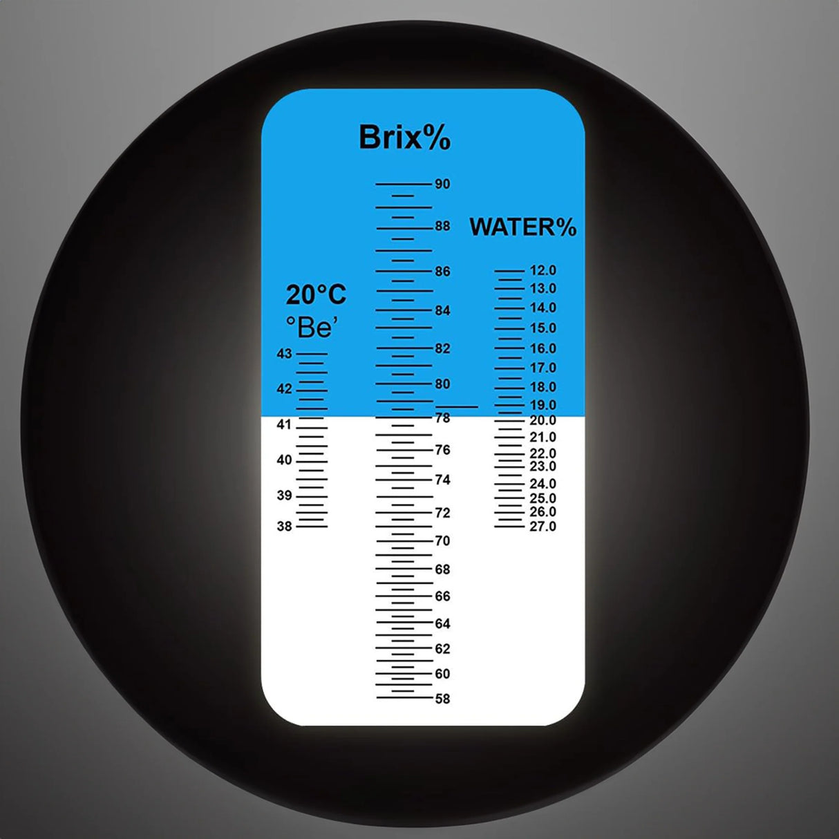 LED refraktometer za merjenje medu