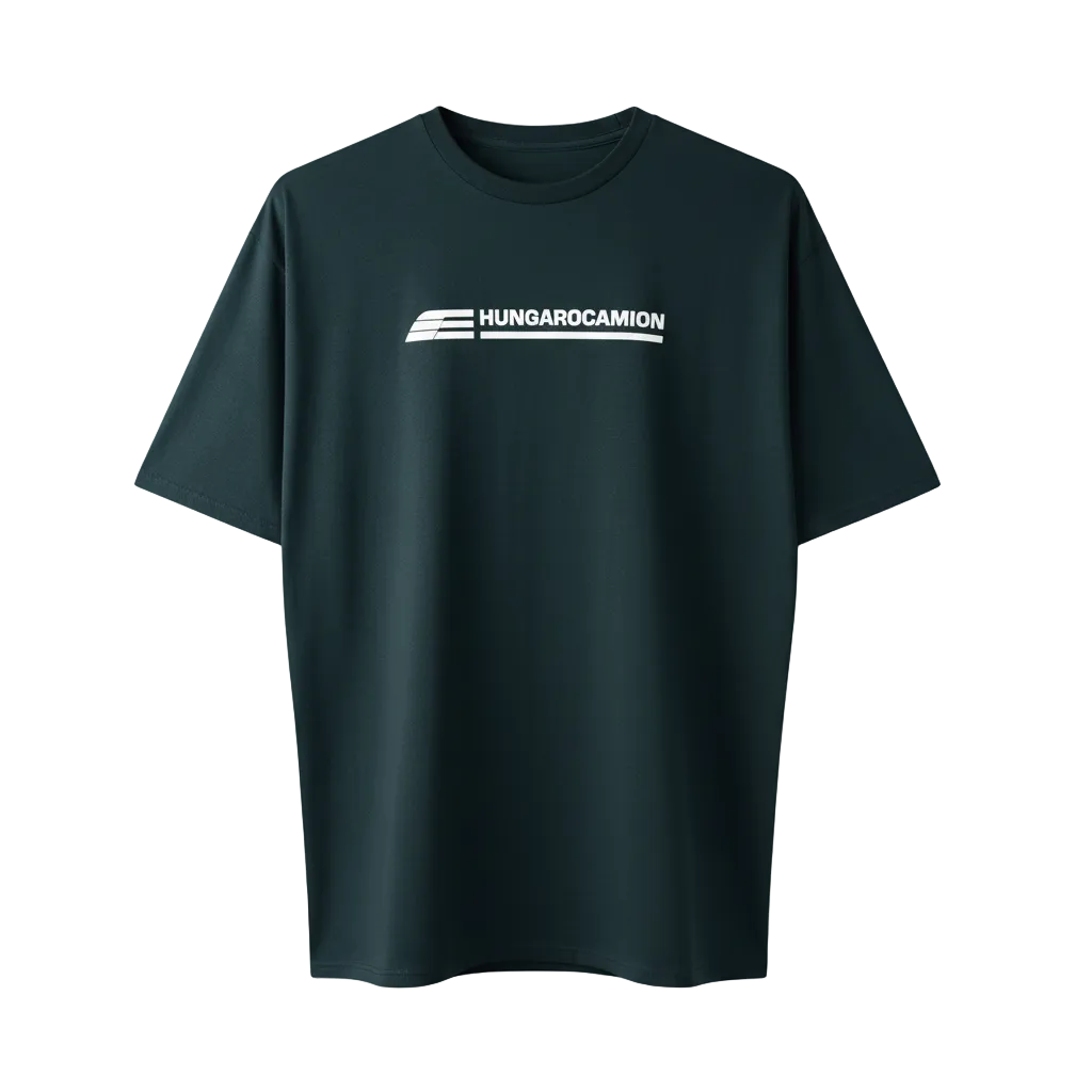 T-shirt Hungarocamion – 100% Algodão, Preta