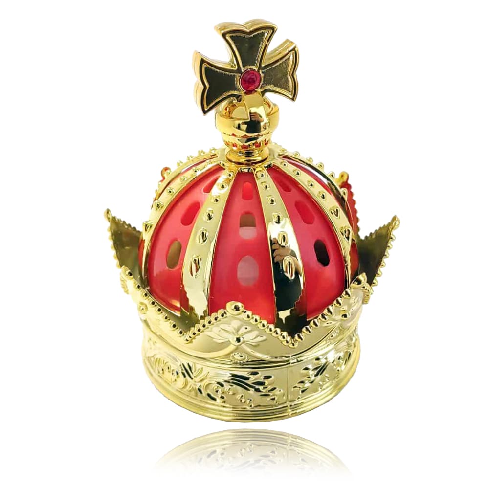 Odorizant auto Crown – design de coroană, auriu, diverse arome