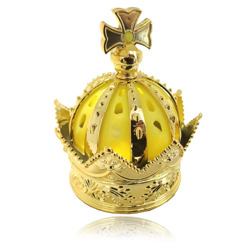 Odorizant auto Crown – design de coroană, auriu, diverse arome
