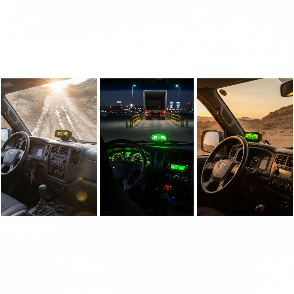 Avtomobilski merilnik nagiba z osvetlitvijo ozadja (12 V)