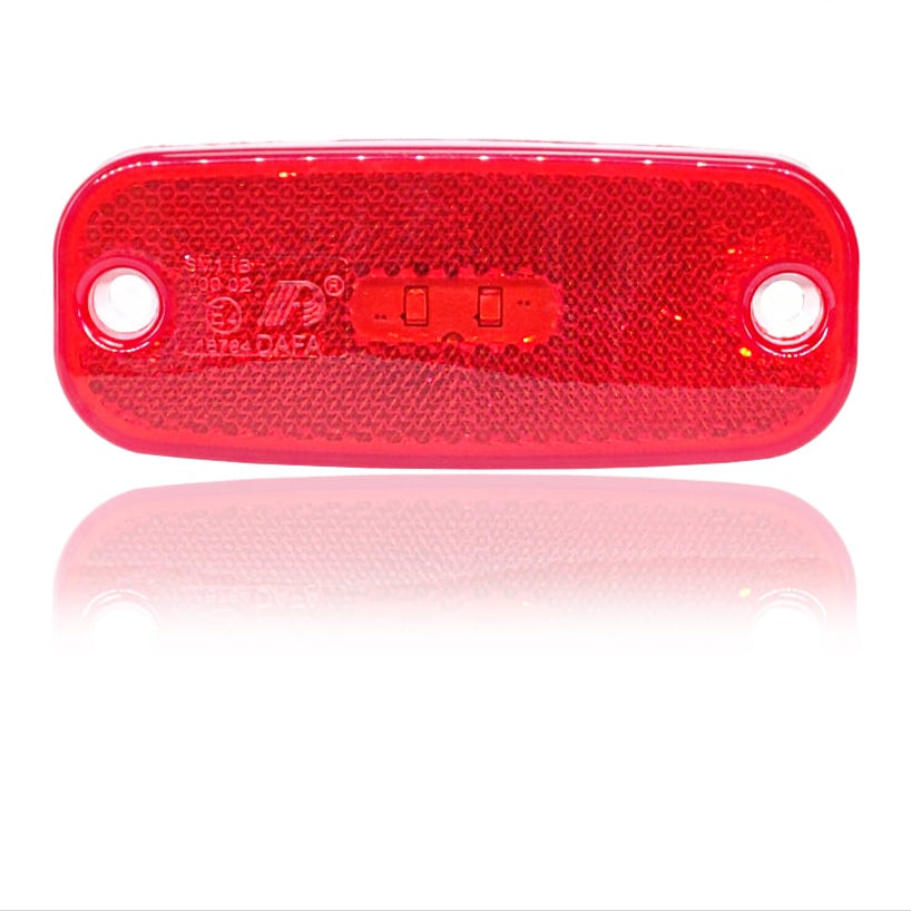 Luz de posición LED redondeada 2 LED 12/24V