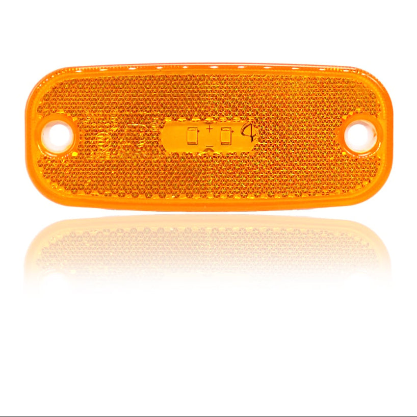 Luz de posición LED redondeada 2 LED 12/24V