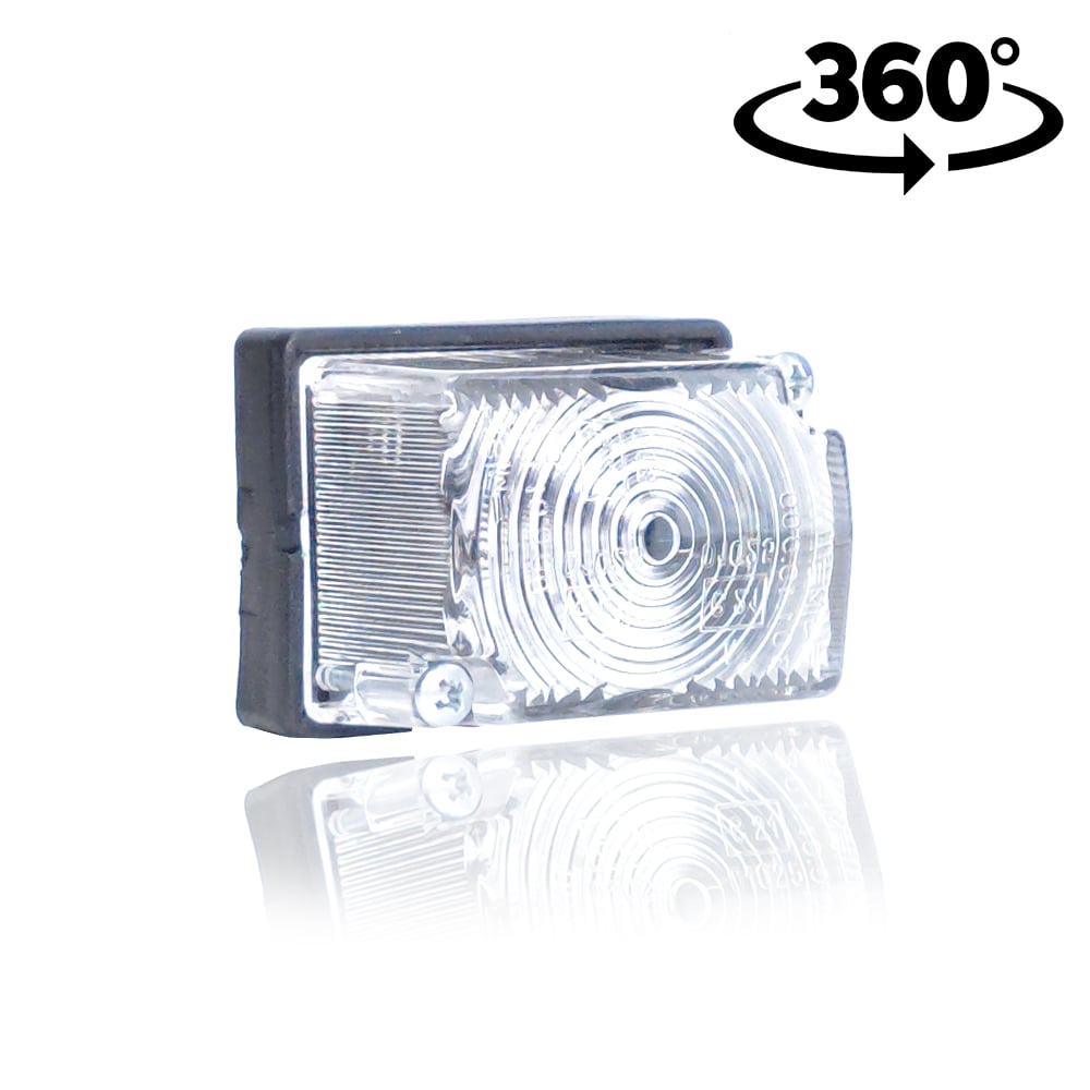 Kostková poziční lampa – žlutá, červená nebo bílá