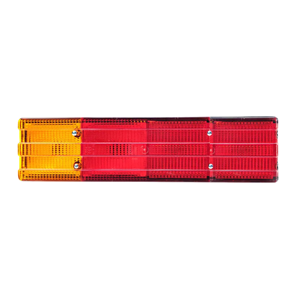 Piloto trasero de 4 cámaras estriado para MB – izquierdo con luz antiniebla