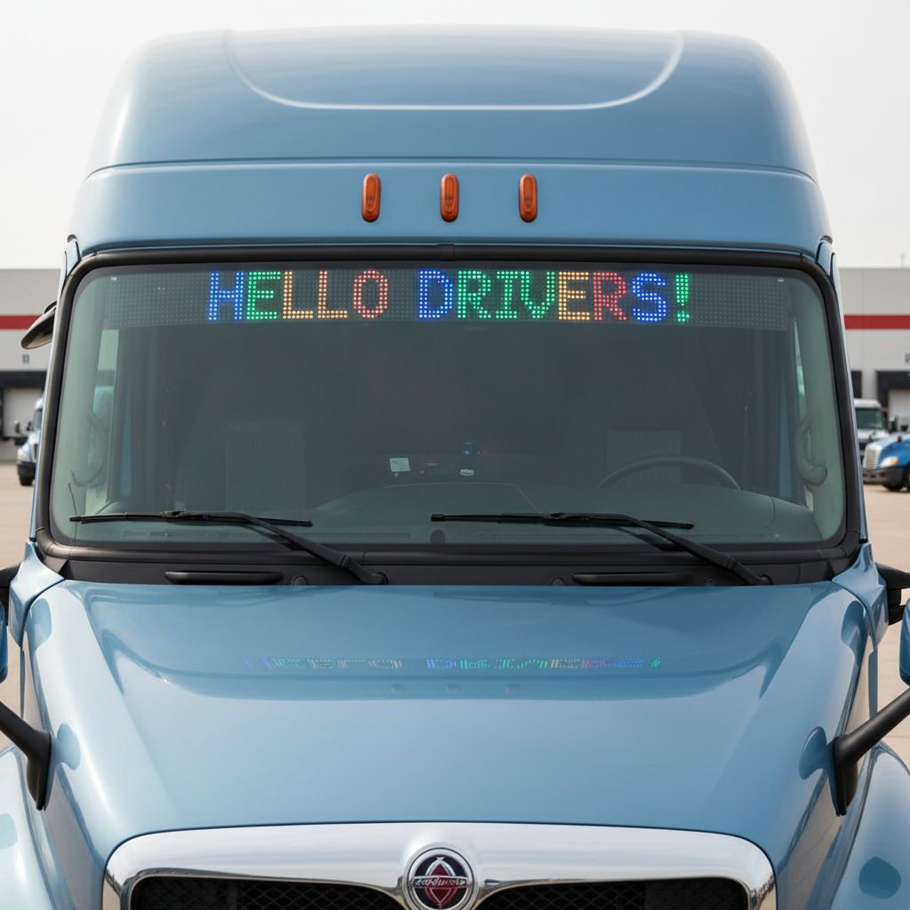 Set de pantalla LED flexible con animación de ojos y mando a distancia, 12V, 590x120mm