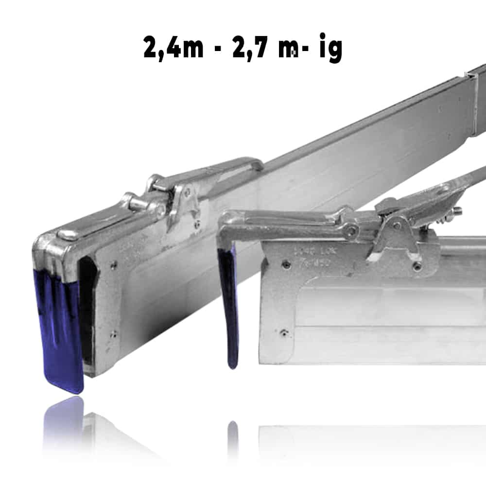 Barra de sujeción lateral ajustable para camión 2,4-2,7 m