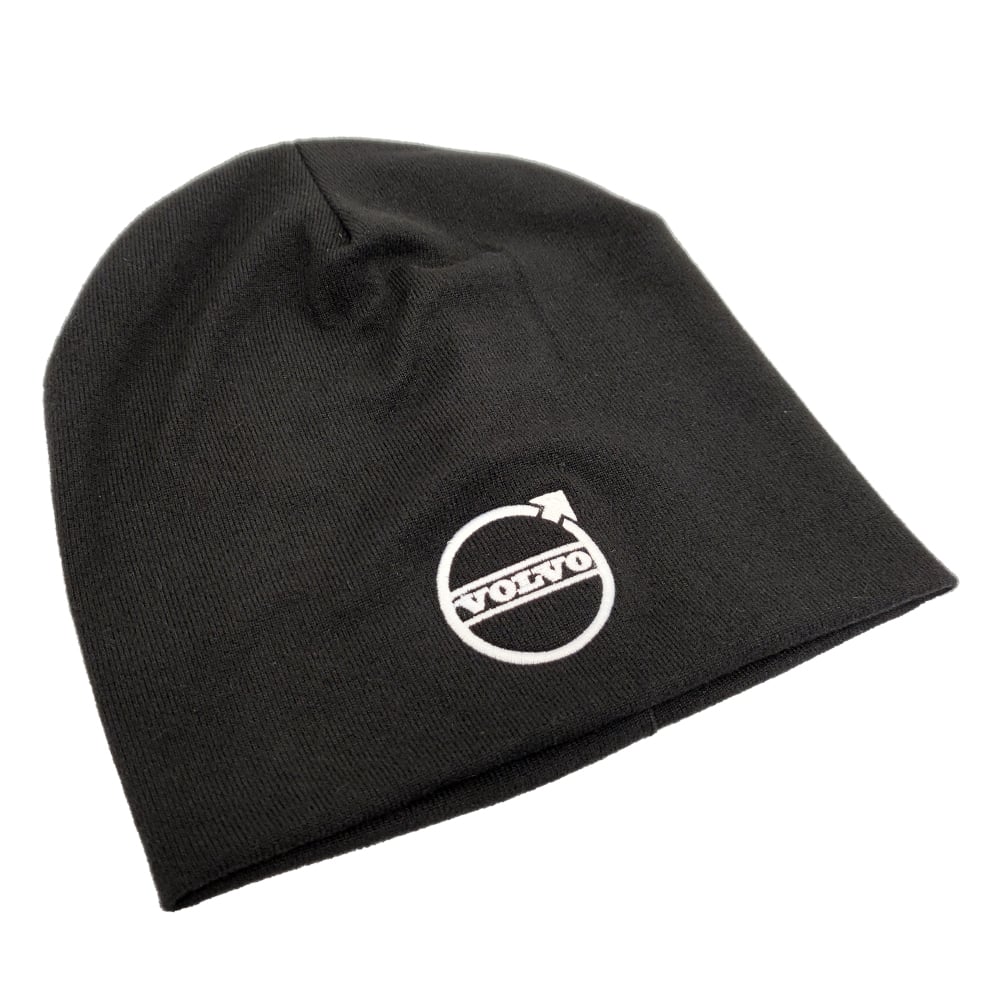 Pletena zimska kapa za voznike tovornjakov z izvezenim logotipom
