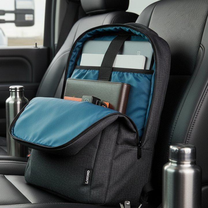 Zaino da viaggio Lenovo con scomparto per laptop 15,6" – Grigio