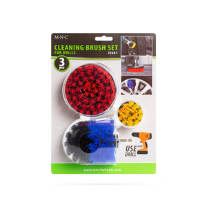 Conjunto de Escovas de Limpeza para Berbequim – 3 Peças