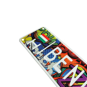 Targa Nome Personalizzata in Alluminio