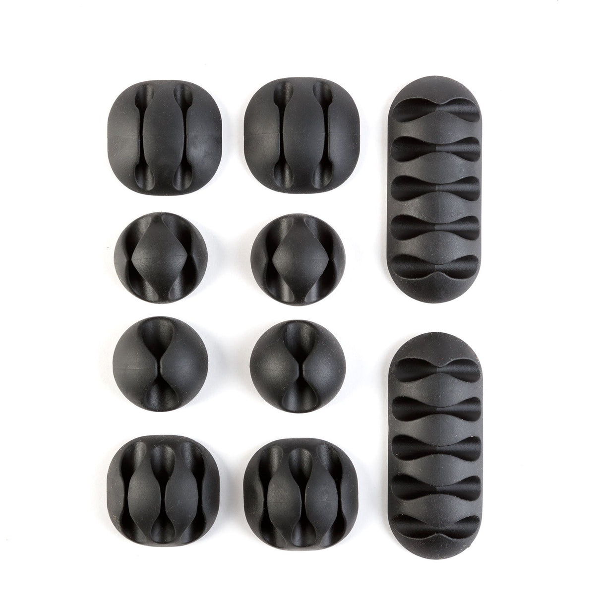 Set 10 silikonskih organizatorjev za kable