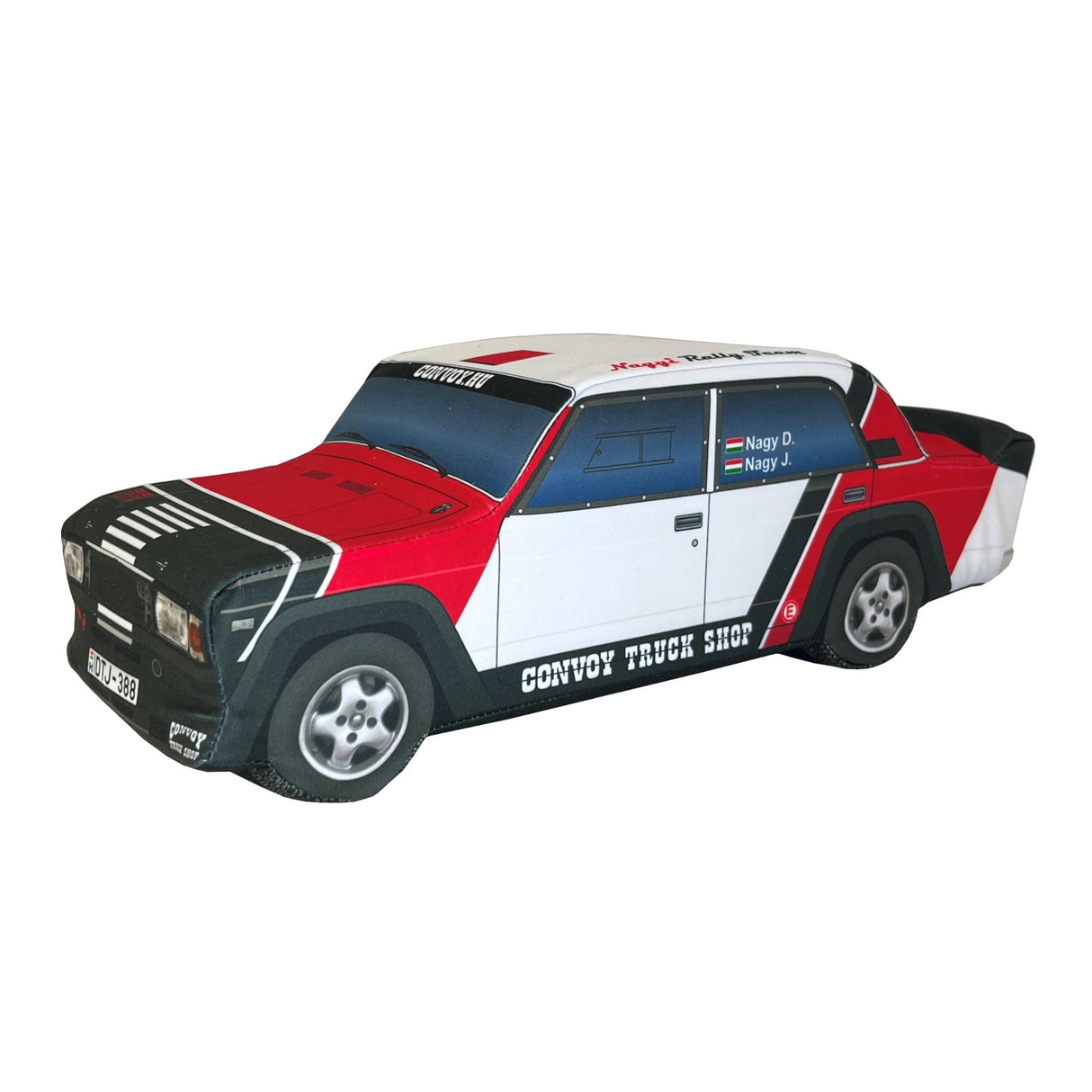 Mașinuță de pluș Lada VFTS – Nagyi Rally Team, 40 cm