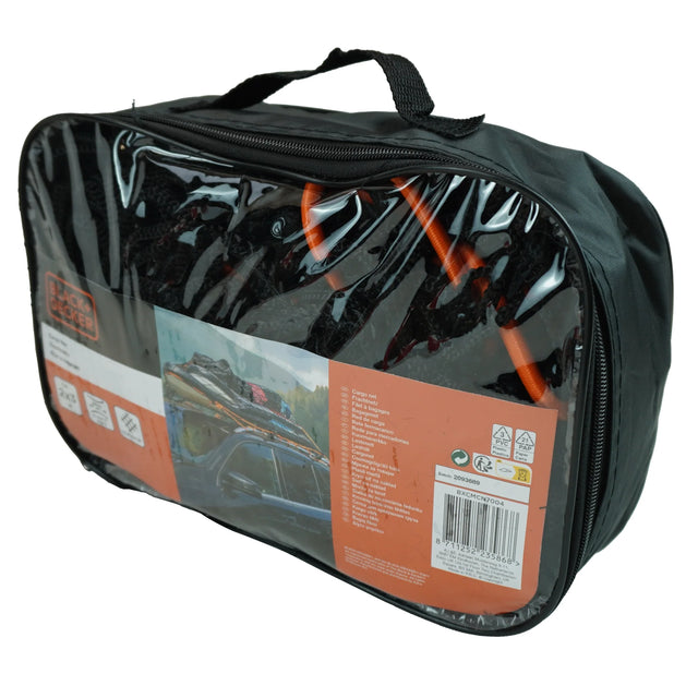 Red de sujeción de carga Black+Decker 2 x 3 m con bolsa de almacenamiento
