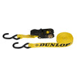 Cinghia di fissaggio carichi con cricchetto e ganci 5 m - 350 kg, gialla