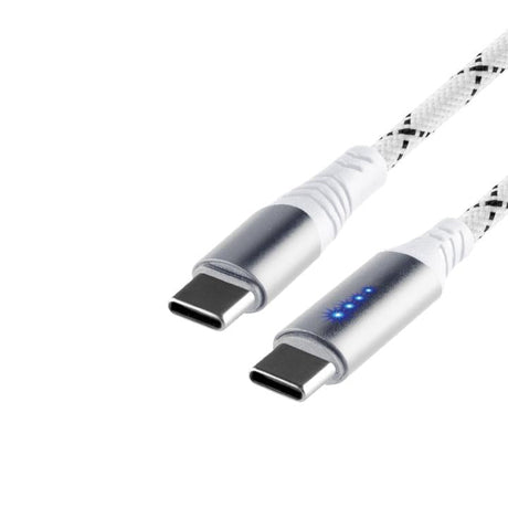 USB-C Ladekabel mit Schnellladefunktion, LED-Anzeige & 100W Leistung – 2m