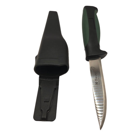 Coltello da pesca M-Tramp Blackline con fodero nero