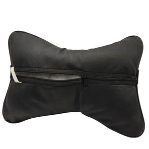 Set 2 perne pentru gât auto, bej-negru, ergonomice