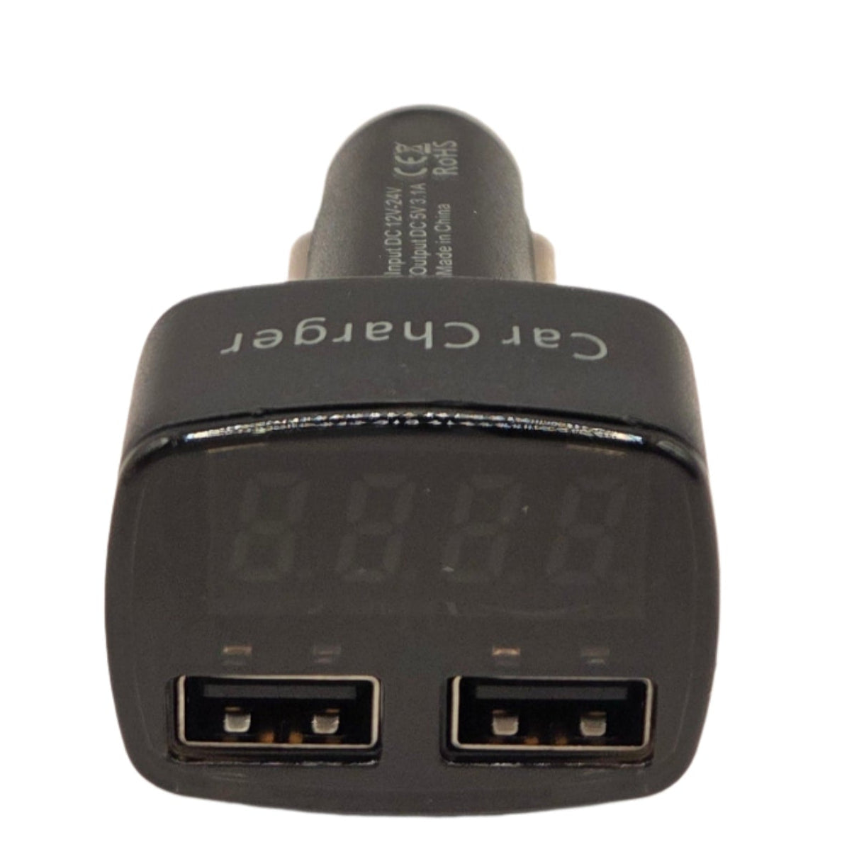 Autonabíječka s voltmetrem, teploměrem a 2× USB 3,1A