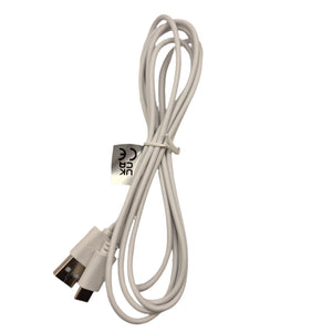 USB Type-C kábel Grunding, biely, 2 m