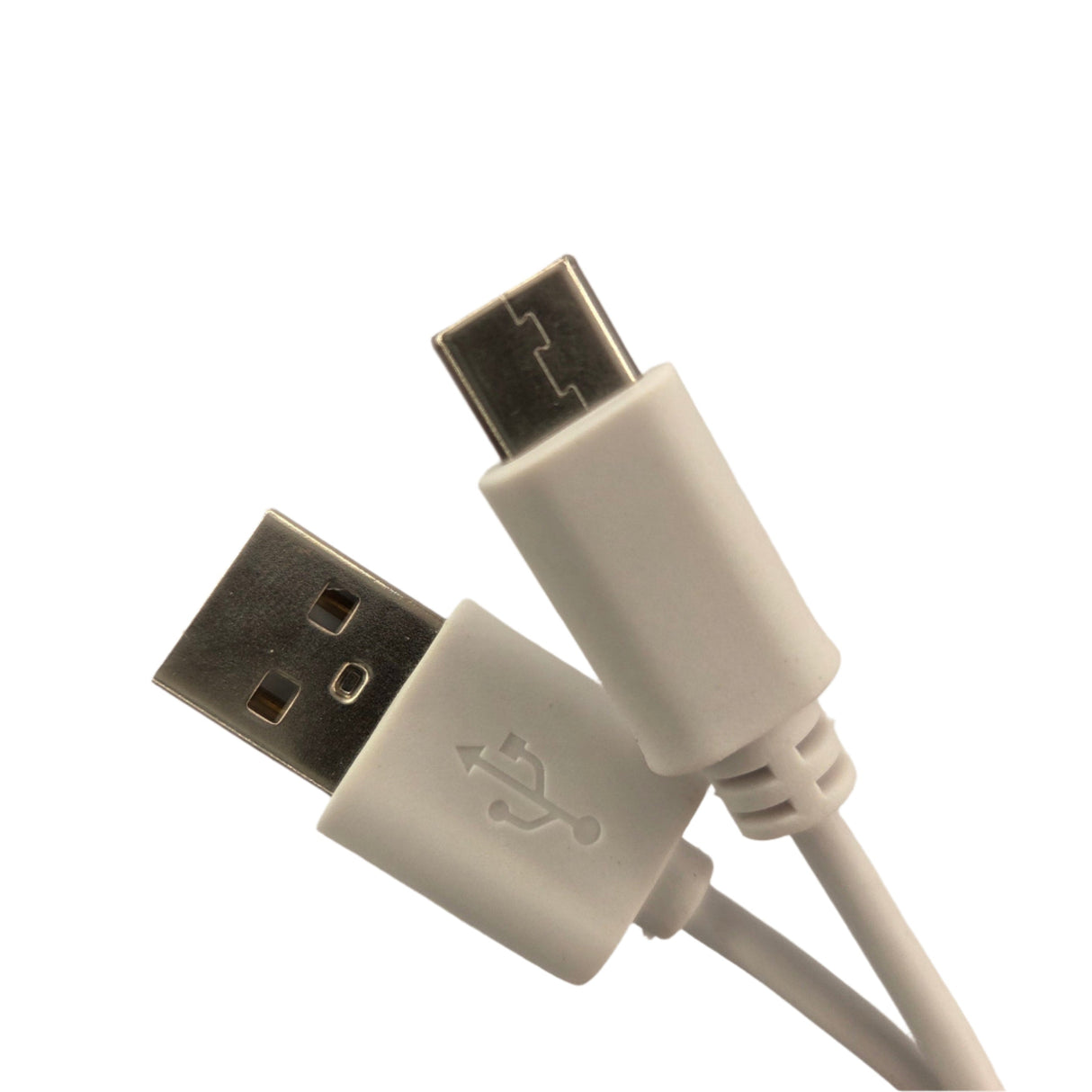 USB Type-C kábel Grunding, biely, 2 m