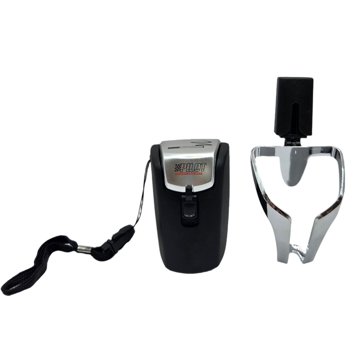 Сив автомобилен пепелник за въздуховод Lampa