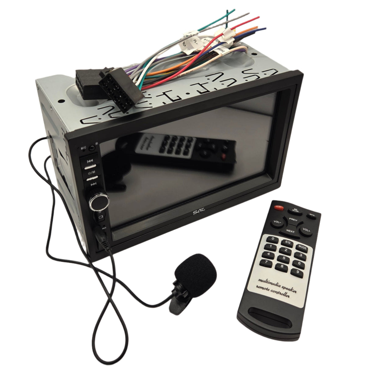 Radio auto și player multimedia VBX910 cu ecran tactil de 7"