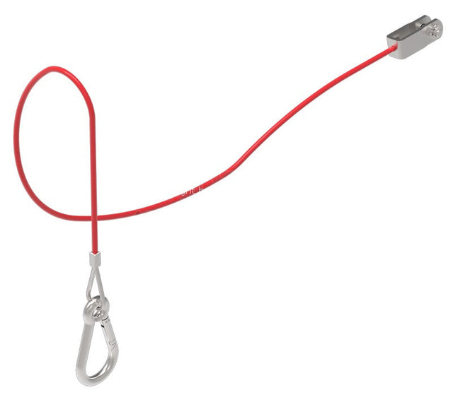 Bezpečnostní lanko pro ovládání brzd přívěsu – červené
