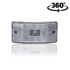 LED poziční světlo – trapézové, žluté