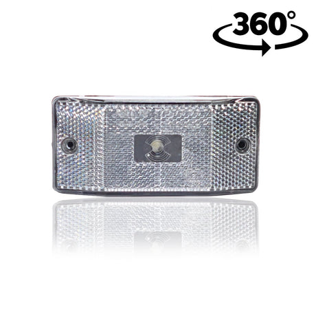 LED poziční světlo – trapézové, žluté