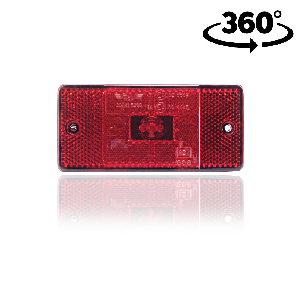 LED poziční světlo – trapézové, žluté