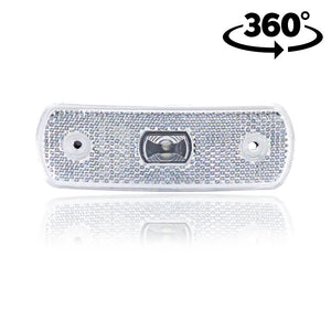 LED obrysové světlo, zaoblené, bílé