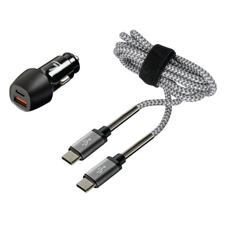 USB avto polnilec s kablom USB-C