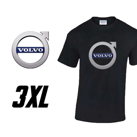 T-shirt Volvo 100% Algodão – Preto
