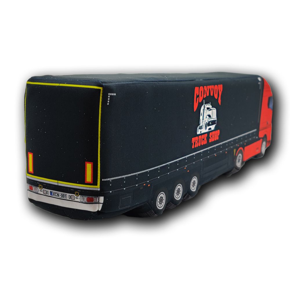 Плюшено камионче – декоративна възглавница за любители на камиони