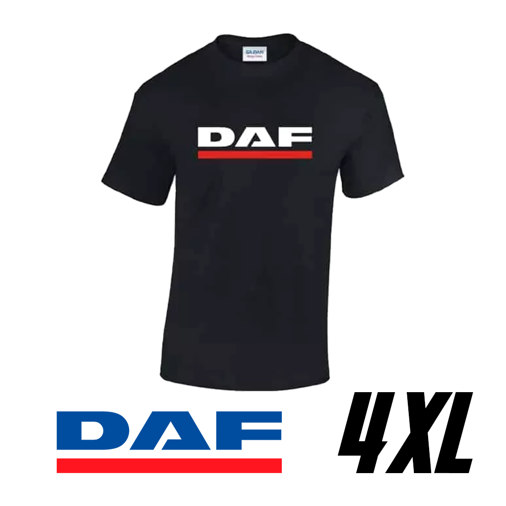 T-shirt DAF 100% Algodão – Preto