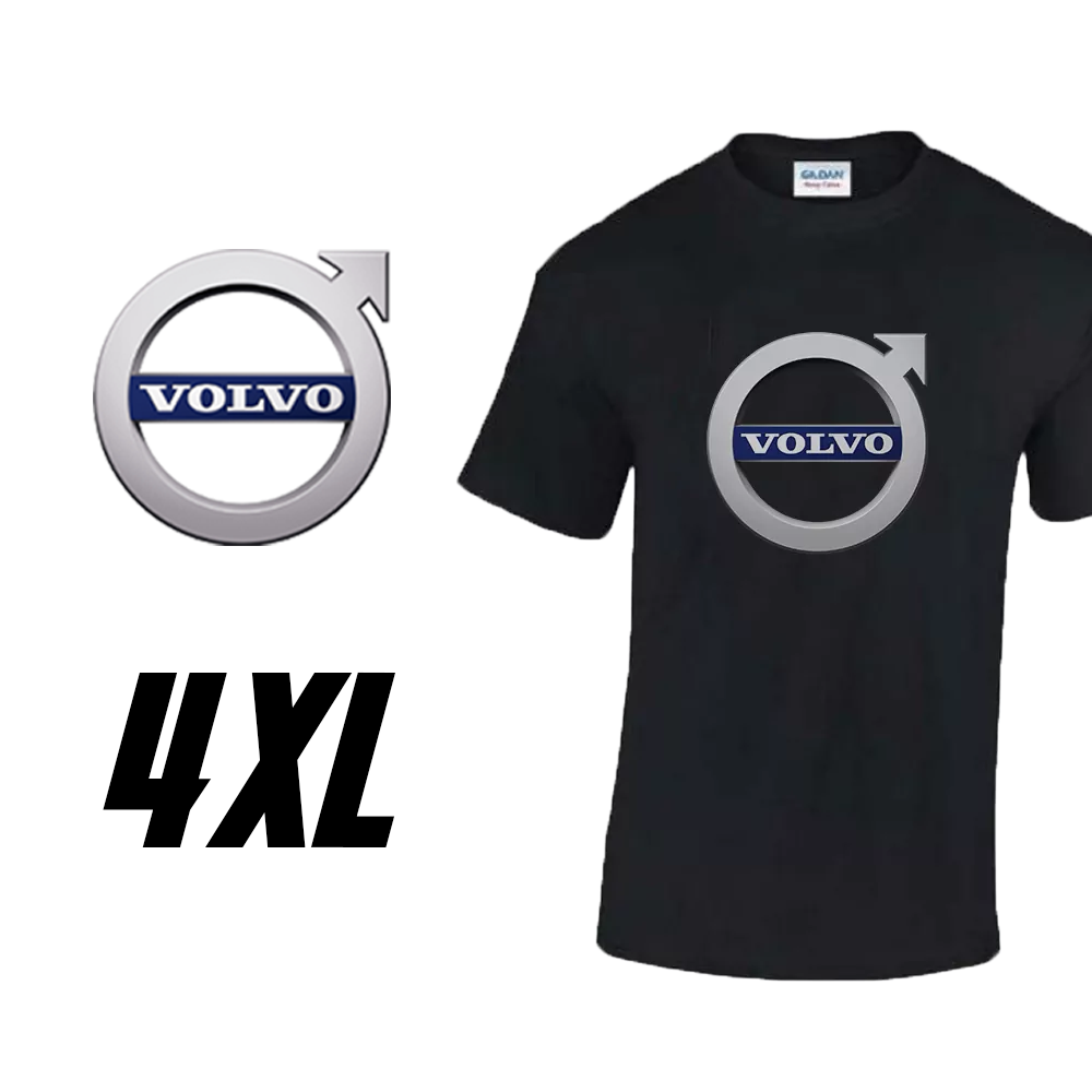 T-shirt Volvo 100% Algodão – Preto