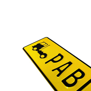 Targa Nome Personalizzata in Alluminio