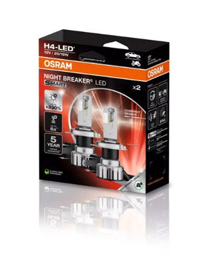 Set becuri LED auto Osram Night Breaker H4 și H7