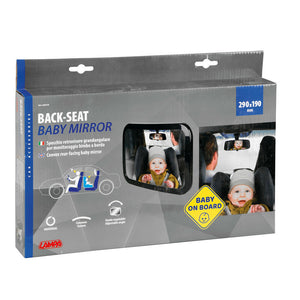 Baby-Rückspiegel für Kopfstütze, 360° verstellbar, 290×190 mm