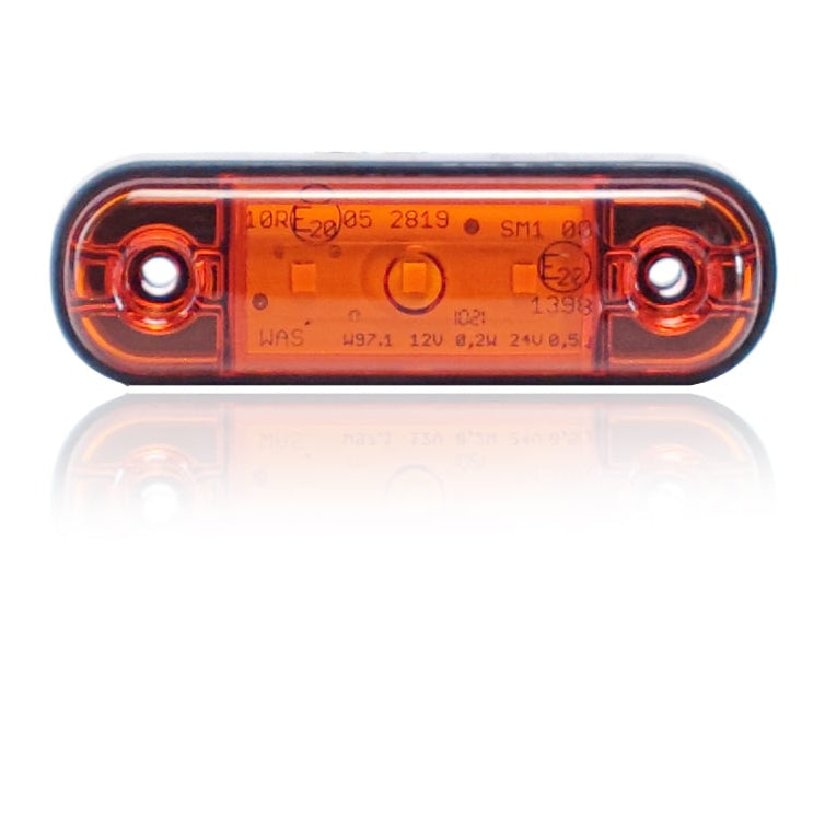 Malé LED obrysové svetlo, žlté, 12/24V