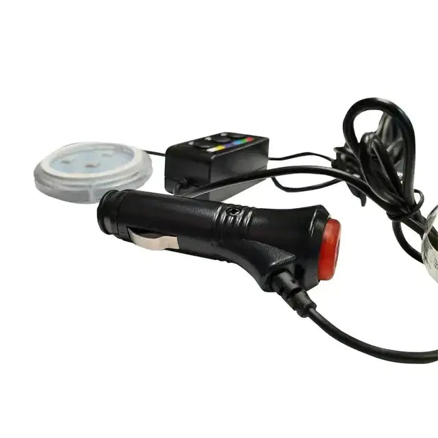 Base Iluminada Multicolor para Aromatizador de Carro (Compatível com 12V/24V)