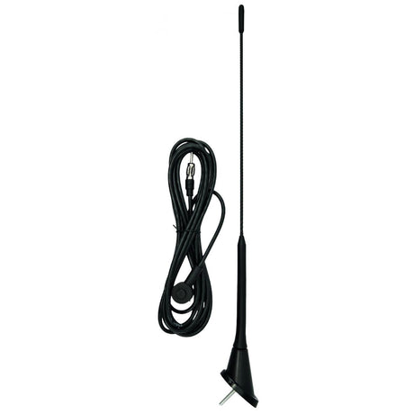 Antena Automotiva Universal 40cm com Inclinação Fixa de 52°