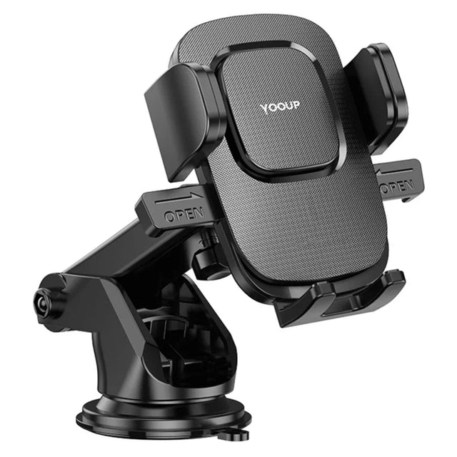 Suport auto pentru telefon cu ventuză Yooup S18, rotire 360°