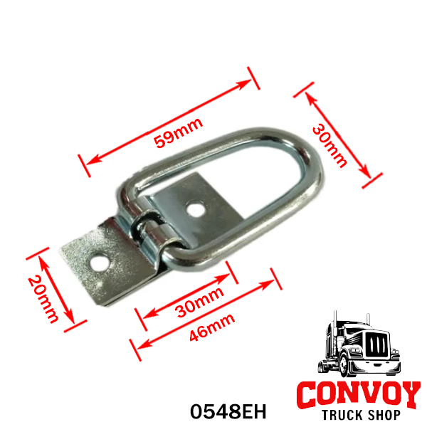 Alça Articulada para Lona de Caminhão – Vários Tamanhos