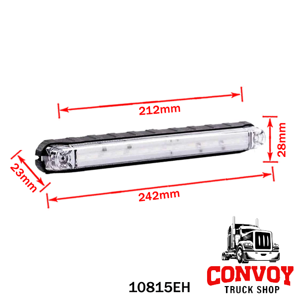LED poziční světlo dlouhé 242 mm