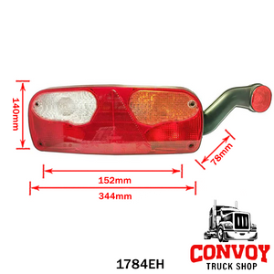 Piloto trasero Aspöck para remolque Fliegl